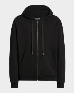 Prada Men's Tech Fleece Full-Zip Sweatshirt | Neiman Marcus