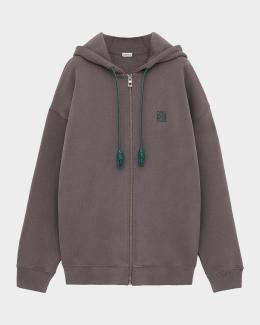 Loewe x Paula's Ibiza Men's Embroidered Anagram Hoodie | Neiman Marcus