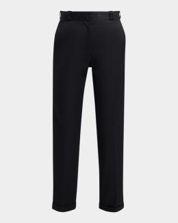 Giorgio Armani Silk Wide-Leg Trousers | Neiman Marcus