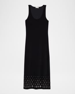 Ramy Brook Arina Pleated Halter Midi Dress | Neiman Marcus