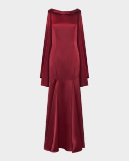 STAUD Cassie Strapless Silk Dress | Neiman Marcus