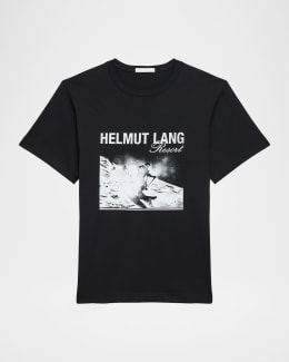 Helmut Lang Men's Ski Schedule Cotton T-Shirt | Neiman Marcus