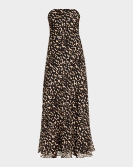 staud hawthorne maxi dress STAUD Hawthorne ruffled-cuff Maxi Dress | Black