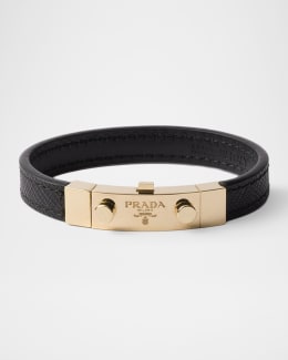 Prada Flower Braided Cord Bracelet | Neiman Marcus
