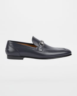 Gucci Men's Horsebit 1953 Leather Loafers - Dark Brown - Size 10.5