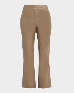 Proenza Schouler Marlene Tropical Wool Kick-Flare Pants | Neiman