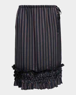 Dries Van Noten Scarfy Long Silk Wrap Skirt | Neiman Marcus