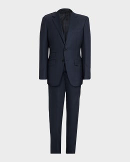 TOM FORD shelton ネイビー 46 セットアップ　ピークドラペル TOM FORD Men's Shelton Peak-Lapel Tuxedo | Neiman Marcus