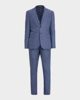 Giorgio Armani Men's Soft Virgin Wool Two-Piece Suit | Neiman Marcus
