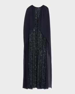 aidan mattox black beaded dress $450 Aidan Mattox Women's Black Beaded Cape Midi Sheath Dress Size 18