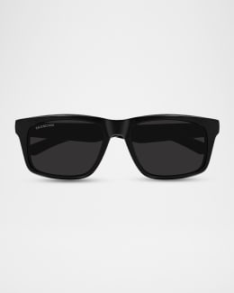 Balenciaga Men's BB0289SM Plastic Wrap Sunglasses | Neiman Marcus