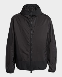 Prada Men's Zip-Front Technical Jacket | Neiman Marcus