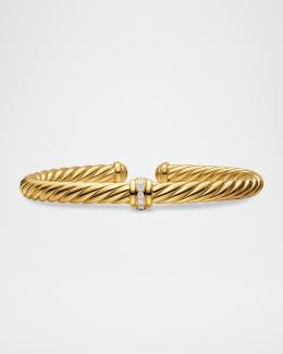 Gabriel & Co 14K Yellow Plain Gold Bujukan Split Bangle Bracelet