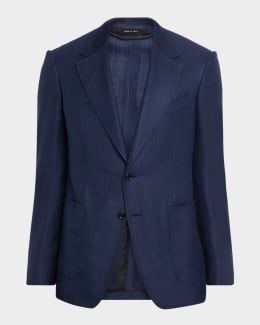 TOM FORD Men's Shelton Velvet and Satin Evening Jacket | Neiman Marcus