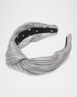 Lele Sadoughi Alice Moire Headband Lele Sadoughi Alice Chain Mail Headband In Bronze - 30% Off  main image 2