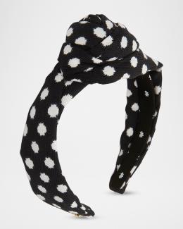 Lele Sadoughi Alice Moire Headband | Neiman Marcus display picture 1