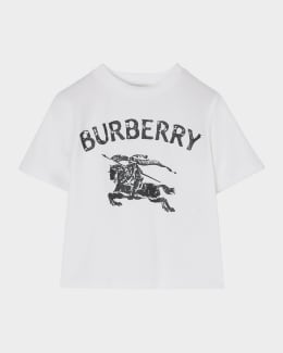Burberry Boy's Billy Check Cotton Oxford Shirt, Size 12M-3