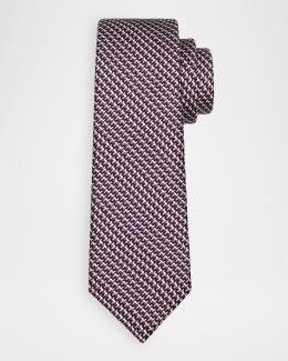 TOM FORD Men's Contrast Polka-Dot Silk Tie | Neiman Marcus