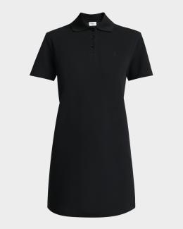 ysl shirt dress Saint Laurent Mini Dress In Crochet Knit - Black - Women