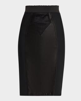 Giorgio Armani Silk Cady Pencil Skirt | Neiman Marcus