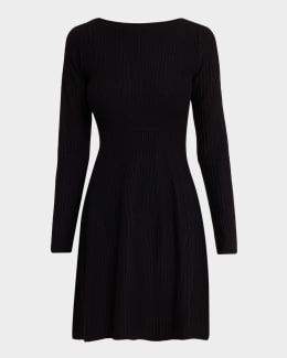 Emporio Armani Twist-Front Jersey Midi Dress | Neiman Marcus