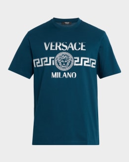 Versace Men's Medusa Logo T-Shirt | Neiman Marcus