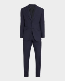 Brioni Men's Wool Sharkskin Suit | Neiman Marcus
