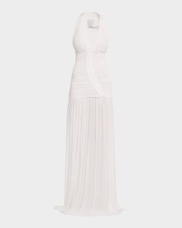 open lace back dress Golden Child Linen Maxi Dress