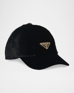 Prada Suede Baseball Cap | Neiman Marcus