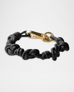 Prada Flower Braided Cord Bracelet | Neiman Marcus