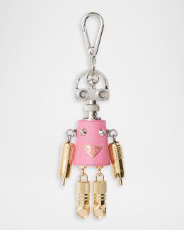 【完全未使用品】PRADA Re-Nylon キーチェーンチャーム robot Prada Robot Re-Nylon Keychain Bag Charm | Neiman Marcus