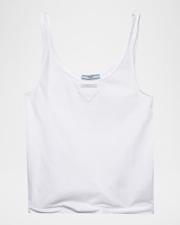 Prada Runway Logo Tank Top | Neiman Marcus