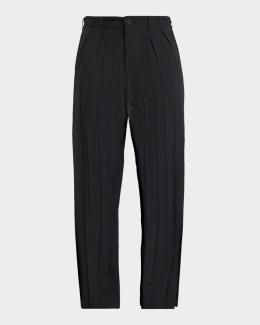 Homme Plisse Issey Miyake Men's Basics Pleated Trousers | Neiman