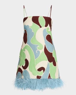 princess polly baby blue dress Cara Cara Arca Polka Dot Mini Dress