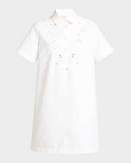 moncler t shirt dress Moncler Enfant Girls Logo T-Shirt Dress in Black