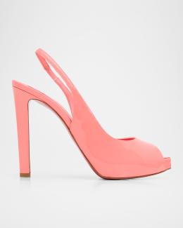 Christian Louboutin 100mm Miss Z Tie-Dye Patent Leather Sandals