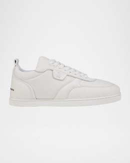 Burberry Men's Set Leather & Check Low-Top Sneakers | Neiman Marcus