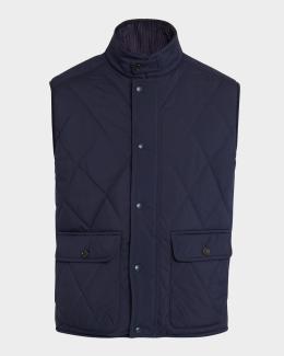 トップス RalphLauren PurpleLabel FiremanVest Rare Ralph Lauren Purple Label Men's Leyland Quilted Vest | Neiman Marcus