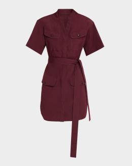 alc julie mini dress Julie Cotton Mini Shirtdress