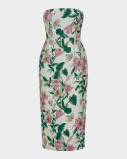 beaded floral appliqu midi sheath dress mac duggal Mac Duggal Women's Sleeveless Hand Beaded Floral Midi Dress - Green - Size 4