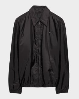 Prada Men's Re-Nylon Bomber Jacket | Neiman Marcus