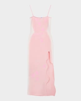 brooklyn wavy asymmetric sleeveless midi dress BROOKLYN WAVY ASYMMETRIC DRESS– PH5 main image 1