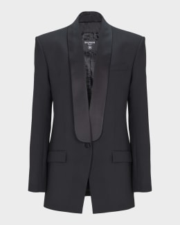 Dolce&Gabbana Men's Silk Scarf and Shawl-Lapel Dinner Jacket