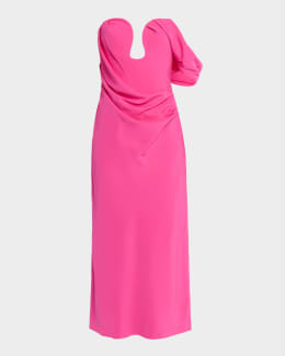 slim fit dress slacks STAUD CASSIE DRESS GARDEN GREEN main image 1