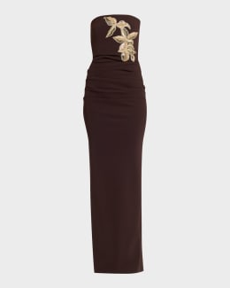 alina lopez gold dress Chiara Boni