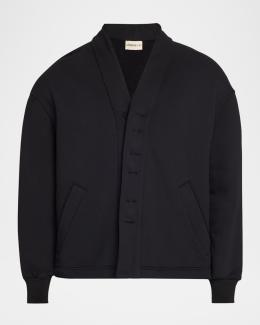 Homme Plisse Issey Miyake Men's Basics Pleated Cardigan | Neiman