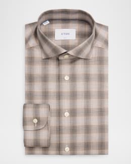 eton men's slim fit twill dress shirt reviews Slim Fit Solid Signature Twill Dress Shirt in Off-White - Single Cuff