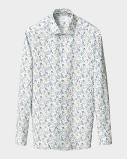 Eton Men's Signature Twill Contemporary-Fit Dress Shirt | Neiman Marcus