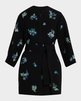 Libertine NYC Print Single-Breasted Short Jacket | Neiman Marcus