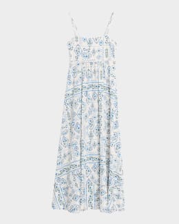 A.L.C. Lia Long-Sleeve Maxi Dress | Neiman Marcus